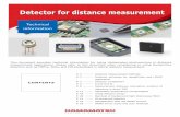 detector for distance kapd9004e02 - Home | … for distance measurement Technical information This document provides technical information for using Hamamatsu photosensors in distance