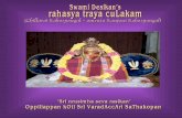sadagopan Traya Chulakam - VS.pdf6 sadagopan.org If Jeevan is the Seshan to the Lord, then Lord becomes the Seshi of the Jeevan.Thus the akaaram points out that the Lord is Jagath