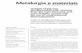 Metalurgia e materiais - SciELO - Scientific Electronic Library … ·  · 2015-07-28equilibrium sulfur content in the metal, solid phases, and the amount of liquid in ... desulfurizing