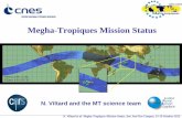 Megha-Tropiques Mission Status - ISAC - CNRipwg/meetings/saojose-2012/pres/Viltard.pdfN. Viltard et al. Megha-Tropiques Mission Status, Sao José Dos Campos, 15-19 October 2012 Courtesy