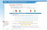 3.4 The Distributive Property - Big Ideas Math 3.4 The Distributive Property 133 Use what you learned about the Distributive Property to complete Exercises 5–8 on page 137. Work
