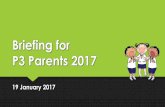 Briefing for P3 Parents 2017 - MOEbukittimahpri.moe.edu.sg/qql/slot/u768/Briefing Slides... ·  · 2017-02-10Primary Three Swimsafer Course is FREE. ** The cost of the P3 Swimsafer