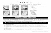 Cast Iron Bathtub Owner’s Manual - TotoUSA.com Iron Bathtub Owner’s Manual Thank you for purchasing the TOTO® Cast Iron Bathtub. Please read this manual carefully to ensure safe