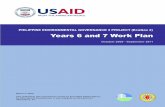W P O 2009 2011 ipdf.usaid.gov/pdf_docs/PDACR638.pdf · YEARS 6 AND 7 WORK PLAN, OCTOBER 2009 –SEPTEMBER 2011 i PREFACE The United States Agency for International Development (USAID),