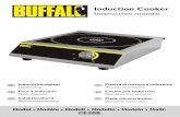 CE208 induction cooker - buffalo-appliances.com · Induction Cooker Instruction manual ... • Consult Local and National Standards to comply with the following: • Health and Safety