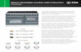 100cm Nostalgie Cooker with Induction - ILVE appliances · 100cm Nostalgie Cooker with Induction PTNI100MP ... Australia National Telephone Number 1300 MYILVE (694 583) New Zealand
