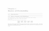 Basics of Probability - bradthiessen.com · Basics of Probability 1.1 Introduction 1.2 Basic Concepts and Deﬁnitions ... 1 " ·! 4 2 " =3,744 P(Full house) = 3,744! 52 5" =0.00144.