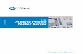 Willtek 4400 Mobile Phone Tester Series - TestMart · The 4400 Mobile Phone Tester Series is a leading-edge prod- ... the 4400 Series applies the same principles ... or WCDMA/UMTS.