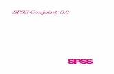 SPSS Conjoint 8 - Conjoint 8.0.pdf · PDF fileThe procedures in Conjoint must be used with the SPSS Base system and are ... The SPSS system is designed to ... Syntax Reference section