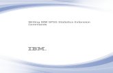 Writing IBM SPSS Statistics Extension Commands - … · Writing IBM SPSS Statistics Extension Commands. ... run SPSS Statistics command syntax in the Syntax Editor ... and speciﬁes