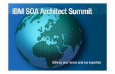 Infrastructure Architecture: Architecting the Right SOA ... · 4 SOA on your terms and our expertise IBM SOA Architect Summit Agenda SOA Requires New Thinking About Infrastructure