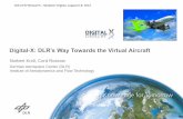 Digital-X: DLR’s Way Towards the Virtual Aircraft · ... DLR’s Way Towards the Virtual Aircraft ... on future product performance Step changes in aircraft technology ... Virtual