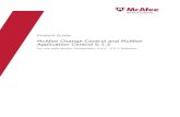 Application Control 6.1.2 McAfee Change Control and McAfee · Product Guide McAfee Change Control and McAfee Application Control 6.1.2 For use with ePolicy Orchestrator 4.6.0 - 5.0.1