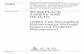 eLCOSH : Workplace Safety and Health: OSHA Can … ·  · 2012-12-18OTI OSHA Training Institute ... worksite-specific targeting processes ensure that OSHA effectively ... Page 2