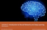 Lecture 1: Introduction to Neural Networks and Deep Learning ·  · 2016-12-17Lecture 1: Introduction to Neural Networks and Deep Learning ... o Book on Neural Networks and Deep