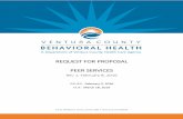 REQUEST FOR PROPOSAL PEER SERVICESvcportal.ventura.org/VCHCA/Behavioral Health/pdf/Request For...REQUEST FOR PROPOSAL PEER SERVICES Rev 1, February 8, ... provide job readiness skills