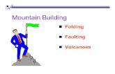 Fol din g Faulti ng Volcanoes - menihek.ca Pages/Teacher Pages/Jeff Milley_files...Mountains by Folding ... ’Fault lines are cracks in the crust. Foot Wall Hanging Wall Mountains