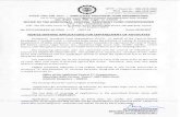 NOTICE INVITING APPLICATIONS FOR … · Courts, CGIT-Bengaluru) including the Hubli-Dharwad Bench and the Gulbarga Bench. ... Karnataka High Court, CGIT, DCDRF, SCDRC, District Courts,