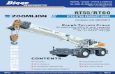 Zoomlion RT55-RT60 Product Guide - Crane Sales, Crane ... · FEATURES RT55/RT60 ROUGH TERRAIN CRANE Formed boom made with high-yield steel which reduces the operating weight of the