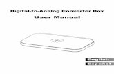 Digital-to-Analog Converter Box User Manualstatic.highspeedbackbone.net/pdf/Artec T3AP-LL Digital-to-Analog... · Preface About the User Manual This manual is designed to help you