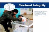 About IFES Electoral Integrity - International … and regulatory systems characterized by strong checks and balances are pivotal for cred-ible elections. This is an acute issue for