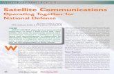 Satellite Communications - Defense Technical NOTES 14. ABSTRACT ... Each satellite provides communication support through ... the Defense Satellite Communications System satellite,