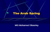 The Arab Spring - G-2 Home · The Arab Spring In trying to ... Field Marshall Tantawy has reaffirmed that the status of the ... Mohammad(Sa`d(al# Katatni((Muslim(Brotherhood(