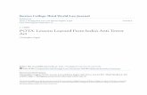 POTA: Lessons Learned From Indiaâ s Anti-Terror Act POTA: LESSONS LEARNED FROM INDIA’S ANTI-TERROR ACT Chris Gagné* Abstract: Shortly after the September 11 terrorist attacks in