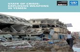 STATE OF CRISIS: EXPLOSIVE WEAPONS IN … EWIPA report.pdflike mortars, rockets and artillery. Improvised explosive devices (IEDs): IEDs cover all homemade explosive weapons, and include