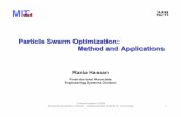 Particle Swarm Optimization: Method and Applicationsdspace.mit.edu/.../contents/lecture-notes/l13_msdo_pso.pdf• Kennedy, J. and Eberhart, R., “Particle Swarm Optimization,” Proceedings