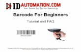 Barcode For Beginners font tool is a product that is used to format data for a barcode font. This may include calculating start/stop characters, ... Barcode For Beginners Author:
