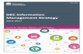 DEC Information Management Strategy - … DEC INFORMATION MANAGEMENT STRATEGY 2015-2017 . AU 3 Executive summary The purpose of this strategy is to provide a three-year framework for