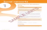 Social networks 1 - Pearson Argentina Unit 1 Social networks 1 Social networks Listening and Vocabulary focus Speaking Aim ˚to introduce the topic of social networks and provide speaking