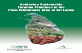 Achieving Sustainable Farming Practices in the Peak ... Sustainable Farming Practices in the Peak Wilderness Area of Sri Lanka Law & Society Trust 3, Kynsey Terrace, Colombo 8, Sri