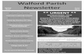 Walford Parish Newsletter NewsLetter 2012.pdf ·  · 2018-04-16Walford Parish Spring Newsletter 2012 Issue ... Hill Court to commemorate the Coronation of King George V ... ‘The