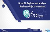 BI on BI: Explore and analyze Business Objects metadata€¦ · • Document and audit your platforms in order to prepare migrations • Perform metadata cross-analysis: detect unused