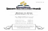 Bulletin & News - Hamilton Seventh-Day Adventist …hamilton-adventist.net/sda_church/bulletins/hamilton/...Elizabeth Lechleitner/ANN McGill raised concern among church legal co general