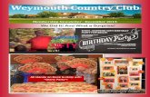 Weymouth Country Club - Cybergolfcdn.cybergolf.com/images/1194/December-2015-Newsletter.pdf · Facebook: Weymouth Country Club . ... a golfing I would go. ... I know what lies ahead.