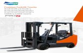 Cushion Forklift Trucks - KMH Systems · DRIVE THE DIFFERENCE... Doosan’s Outstanding Reputation for Durable, Dependable and Operator Friendly Cushions is Further Enhanced with