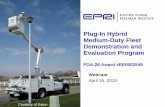 Plug-In Hybrid Medium-Duty Fleet Demonstration and ... · Medium-Duty Fleet Demonstration and Evaluation Program ... • Regenerative braking ... ¾AZURE system is already developed