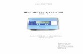 HEAT METER CALCULATOR SKS – 3 - Tepso MID-2012.pdf · Flow sensors on supply and return pipes ... For single-pipe hot water supply systems A3 +* - ... Heat meter calculator SKS-3