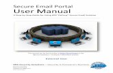 Secure Email Portal User Manual - KRS ??The KRS Secure Email Portal User Manual outlines clear, ... IDs, KRS PINs, or any ... access your Portal email account. Important Note!