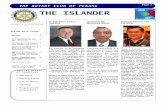 THE ROTARY CLUB OF PENANG Page 1 THE ISLANDER RELATIONS PP GERARD F. ROBLESS ASST. PUBLIC RELATIONS RTN OO HUEY YING SERGEANT-AT-ARMS RTN FRITZ KAHLER ASST. SERGEANT-AT-ARMS PP DR.
