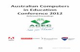 Australian*Computers* inEducation Conference2012*acec2012.acce.edu.au/sites/acec2012.acce.edu.au/files/attachment/... · Heck,!Deborah;Sweeney,!TrudyVAnn!! UsingMostSignificantChangeStoriesto