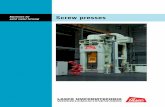 Screw presses - Jin-A Comjinacom.com/documentation/lasco/5e-Spindelpressen.pdf · results from regenerative braking combined with economical power consumption and short stroke times.