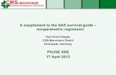 PhUSE SDE 17 April 2013 - PhUSE Wiki SDE 2013 presentations/01-PhUSESDE...1 A supplement to the SAS survival guide – nonparametric regression Karl Ernst Siegler CRS-Mannheim GmbH
