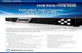 H.264/AVC HD/SD Encoder HVE9210/HVE9230 - NTT … ·  · 2017-09-01※ Please refer to the option table on the reverse side of this brochure. HVE9210/HVE9230 H.264/AVC HD/SD Encoder