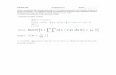 SMAM 345 Assignment 3 Name - Rochester Institute of …mjgsma/smam345spring12/ca3sol.pdf · SMAM 345 Assignment 3 Name_____ Before attemping this assignment please review double integrals