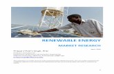 Renewable Energy Market Research - unicefstories.org · 0 RENEWABLE ENERGY MARKET RESEARCH April, 2016 Pritpal (“Pali”) Singh, PhD Professor and Chairman Department of Electrical