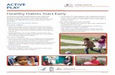 Tips for Families from the National Center on Early ... · Tips for Families from the National Center on Early Childhood Health and Wellness Healthy Habits Start Early ... Making